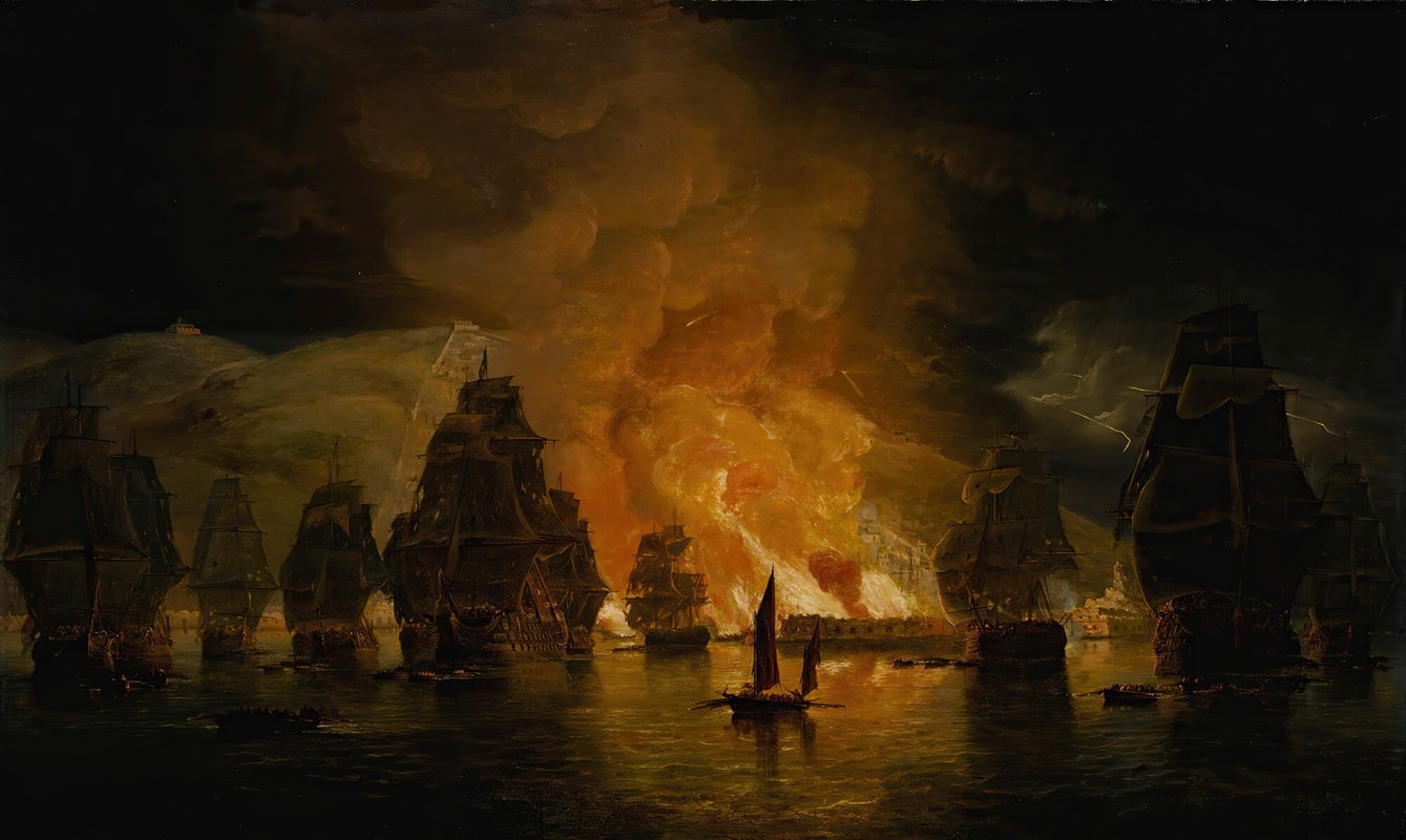 Thomas Luny - The Bombardment Of Algiers, 27 August 1816