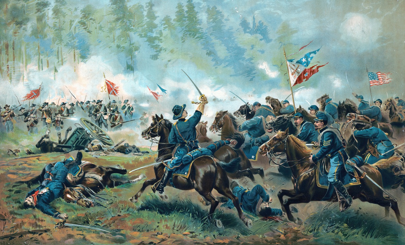 Anonymous - Sheridan’s charge at Winchester