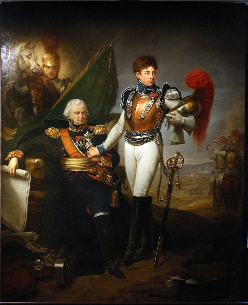 Antoine-Jean Gros - il generale di lariboisiére dice addio al figlio alla vigilia della battaglia di borodino (7-9-1812)