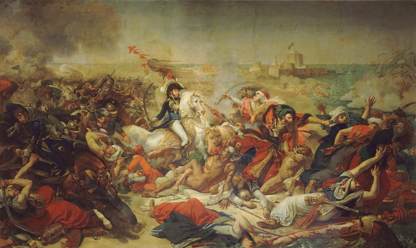 Antoine-Jean Gros - The Battle of Abukir, 25 July 1799