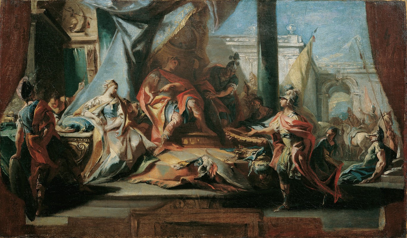 Carlo Carlone - The Continence of Scipio