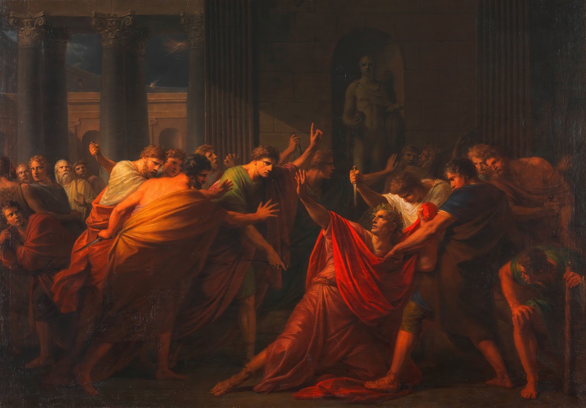 Heinrich Friedrich Füger - Die Ermordung Julius Caesars
