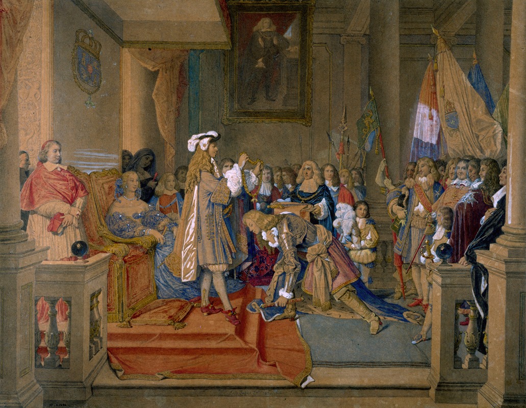 Jean Auguste Dominique Ingres - Le maréchal de Berwick recevant la Toison d’or