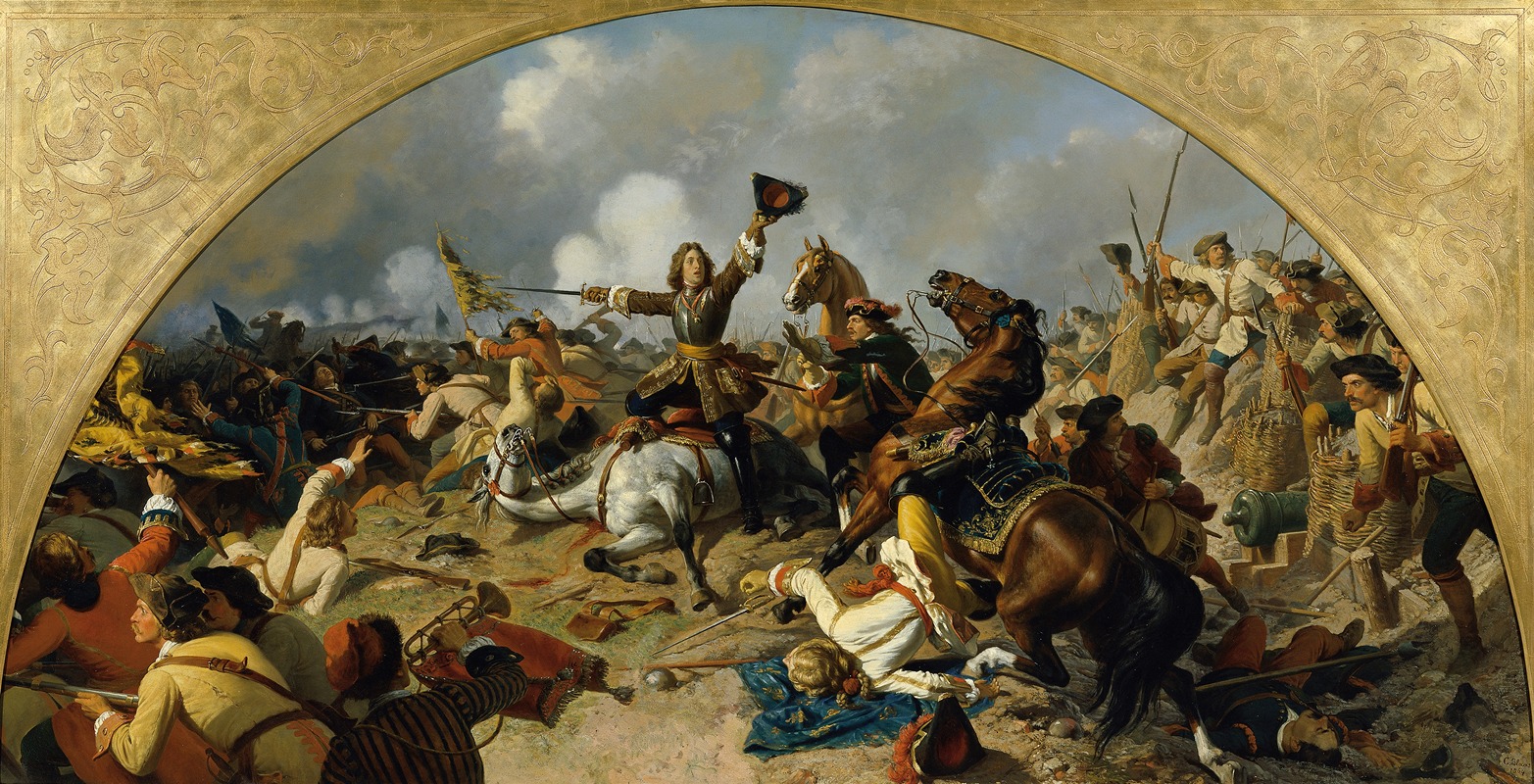 Karl von Blaas - Die Schlacht bei Turin 1706