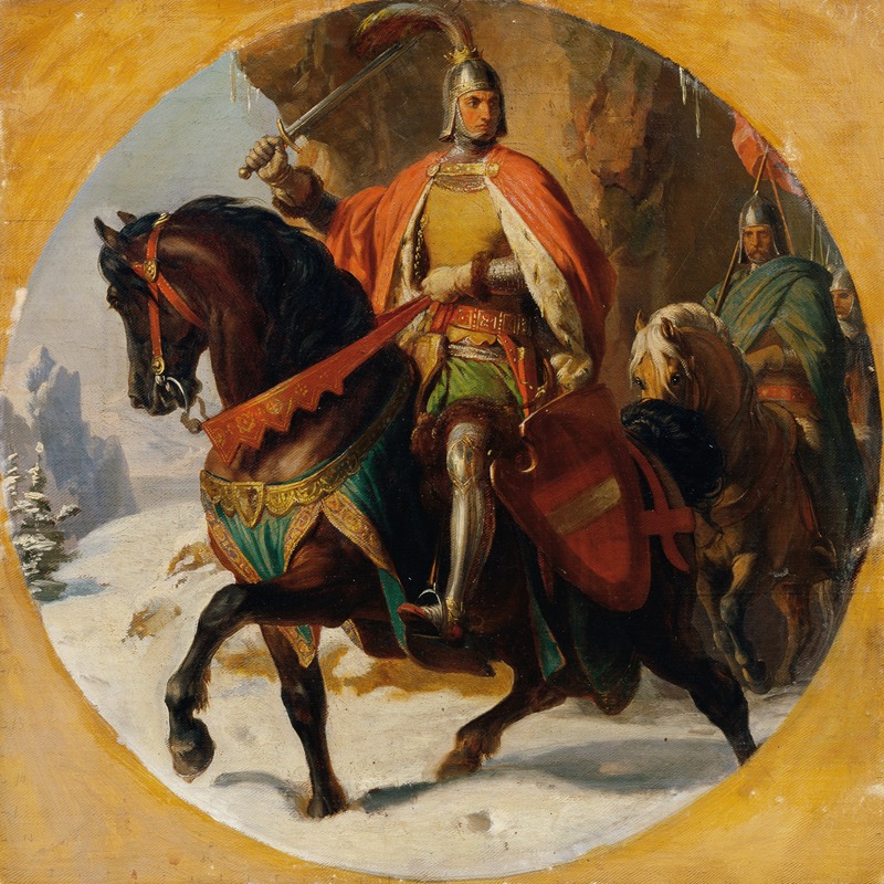Karl von Blaas - Kriegszug Albrechts I. über den Semmering 1292