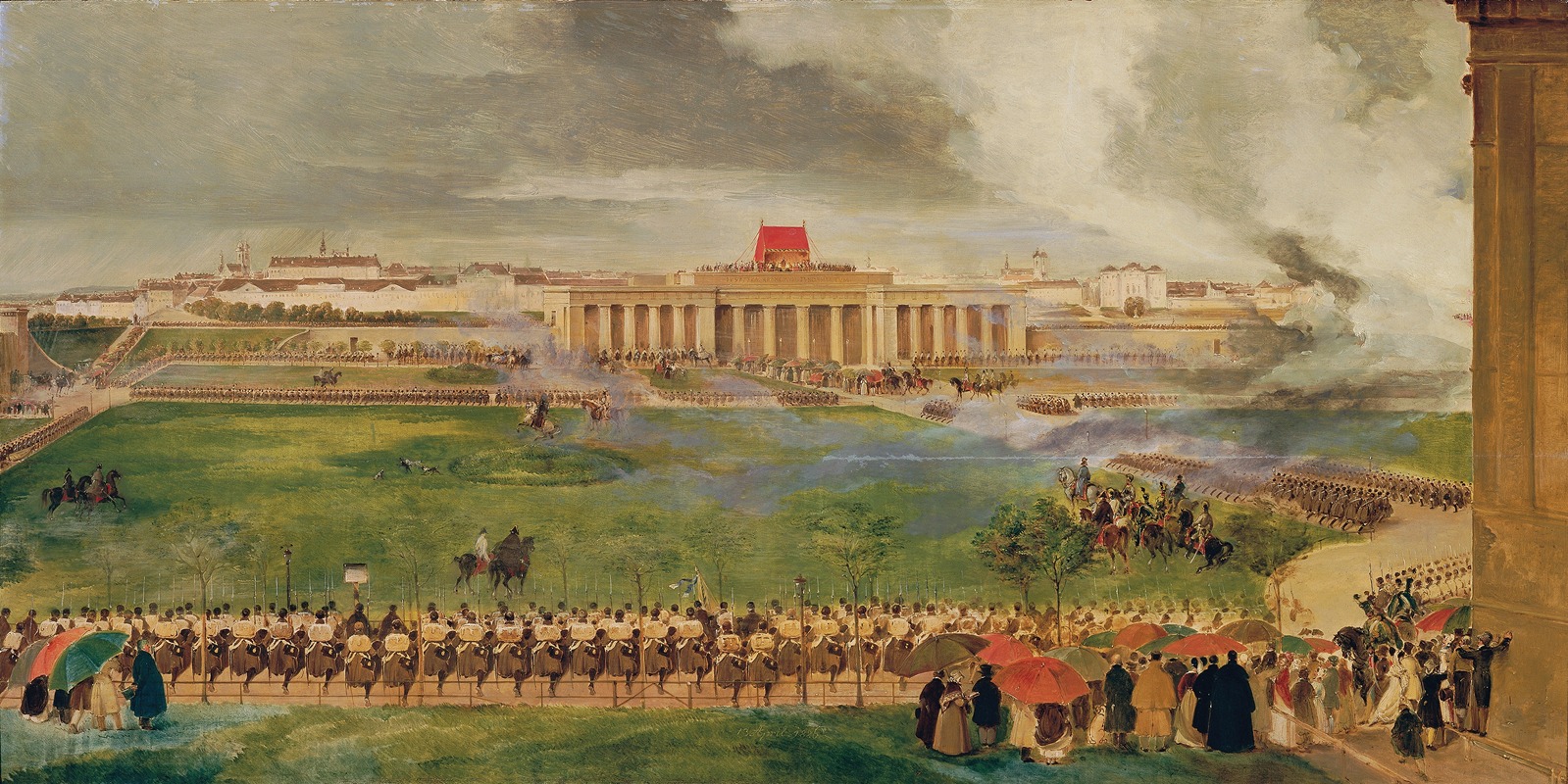 Peter Fendi - Die Feldmesse am äußeren Burgplatz am 13. April 1826