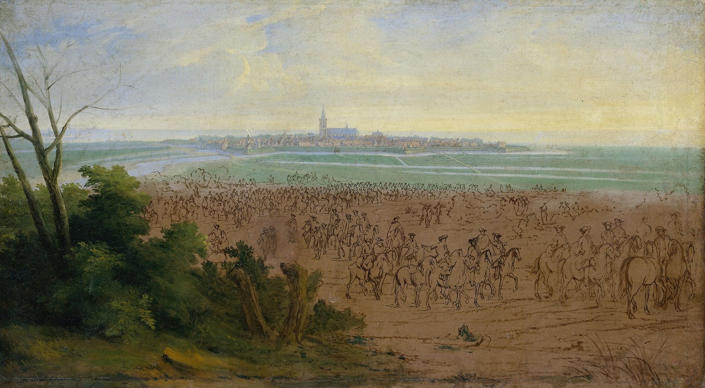 Adam Frans van der Meulen - The Troops of Louis XIV before Naarden, 20 July 1672