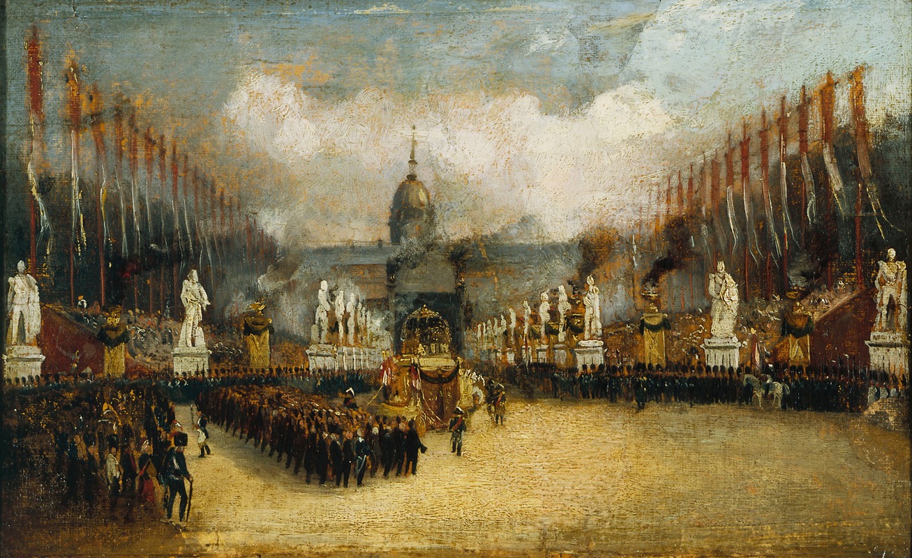 Anonymous - Arrivée des cendres de Napoléon sur l’esplanade des Invalides, le 15 décembre 1840.