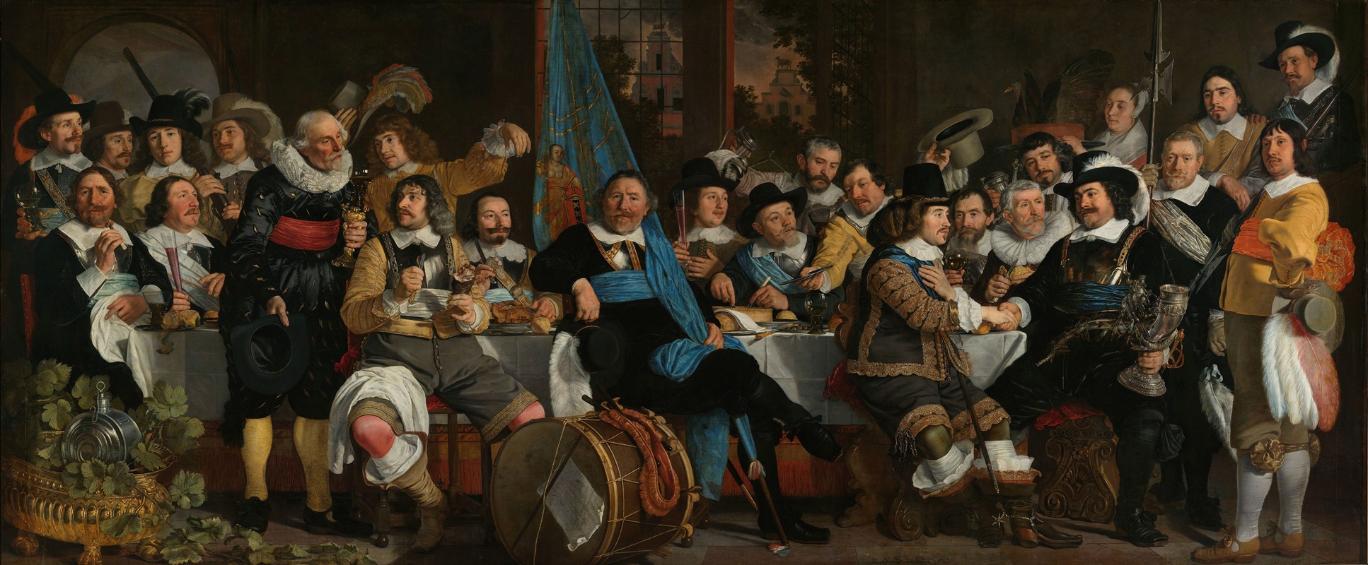 Bartholomeus van der Helst - Banquet at the Crossbowmen’s Guild in Celebration of the Treaty of Münster