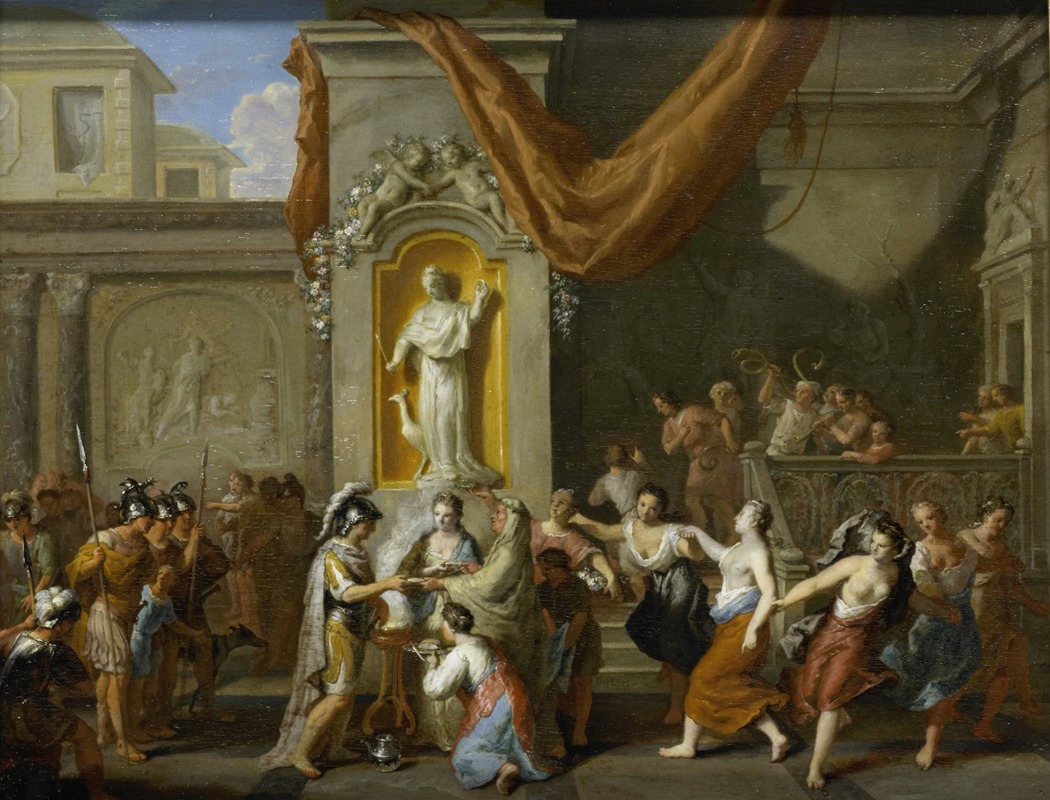Gerard Hoet - The Marriage of Alexander the Great and Roxane of Bactria