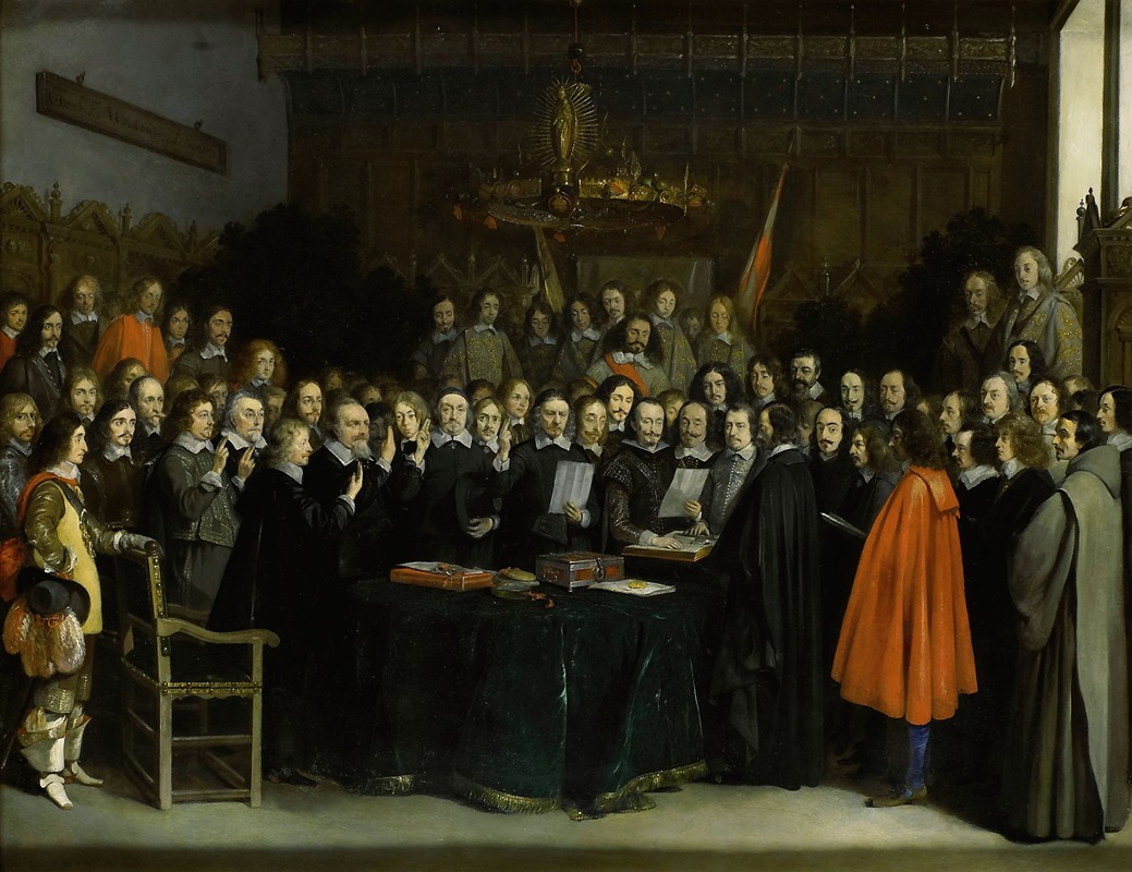 Gerard ter Borch - The Ratification of the Treaty of Münster