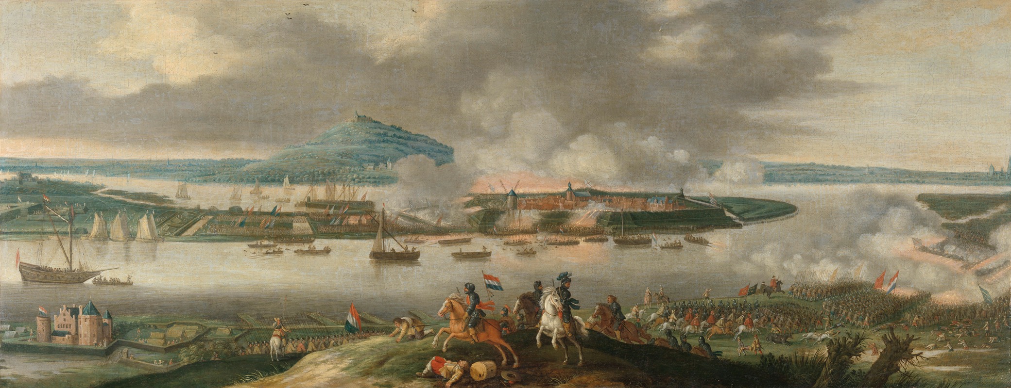 Gerrit van Santen - The Siege of Schenkenschans in 1636