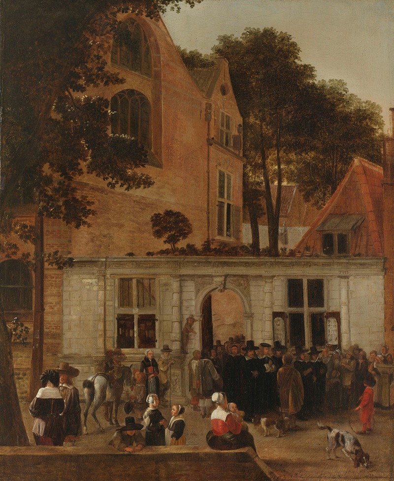 Hendrick van der Burgh - The Conferring of a Degree at the University of Leiden about 1650