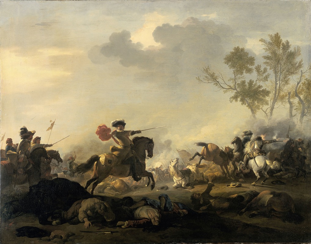 Jan van Huchtenburg - Cavalry Attack