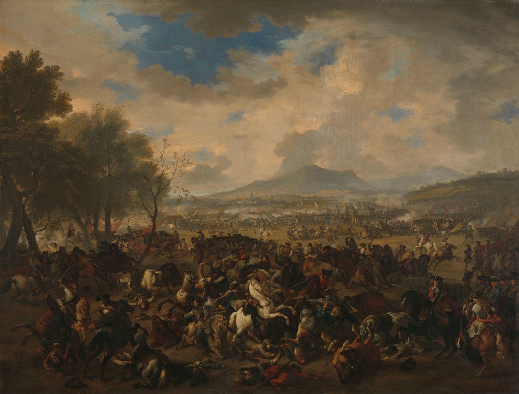 Jan van Huchtenburg - The Battle of Ramillies between the French and the Allied Powers, 23 May 1706