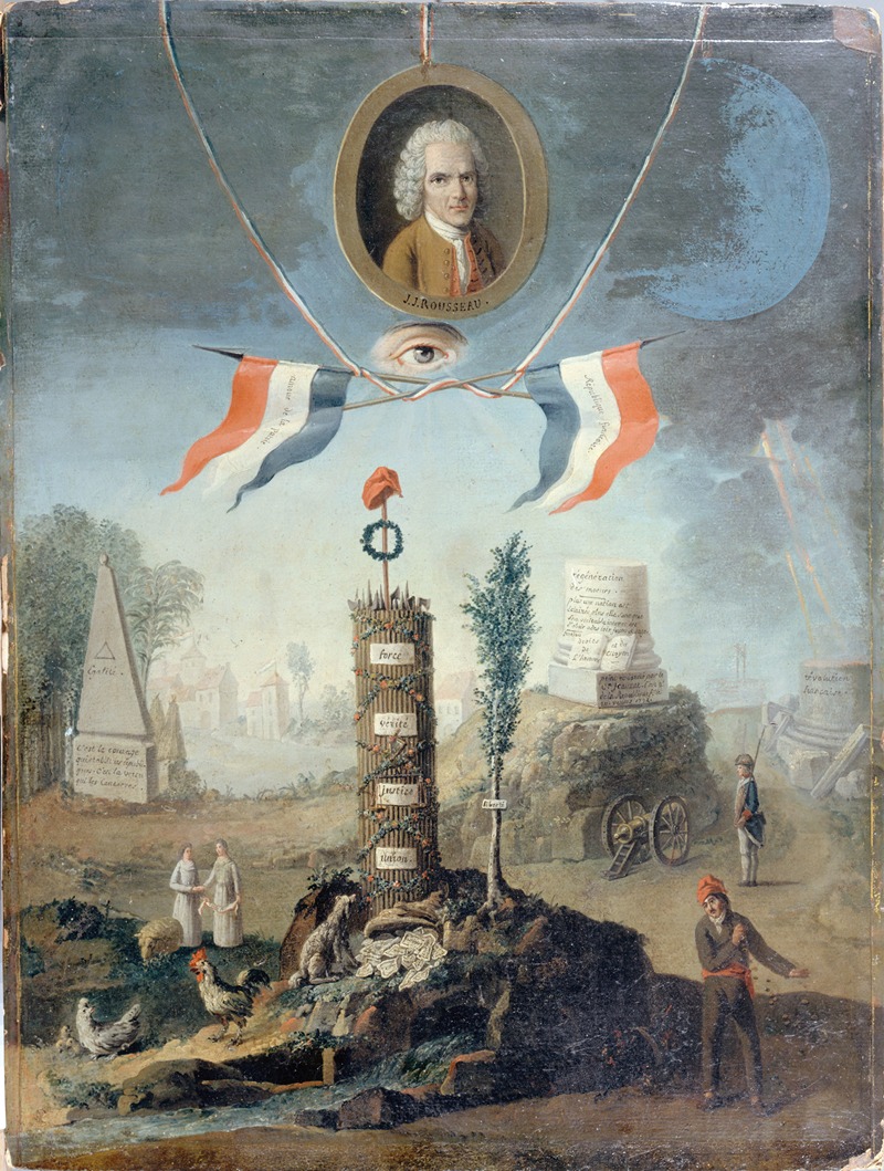 Nicolas-Henri Jeaurat de Bertry - Allégorie révolutionnaire