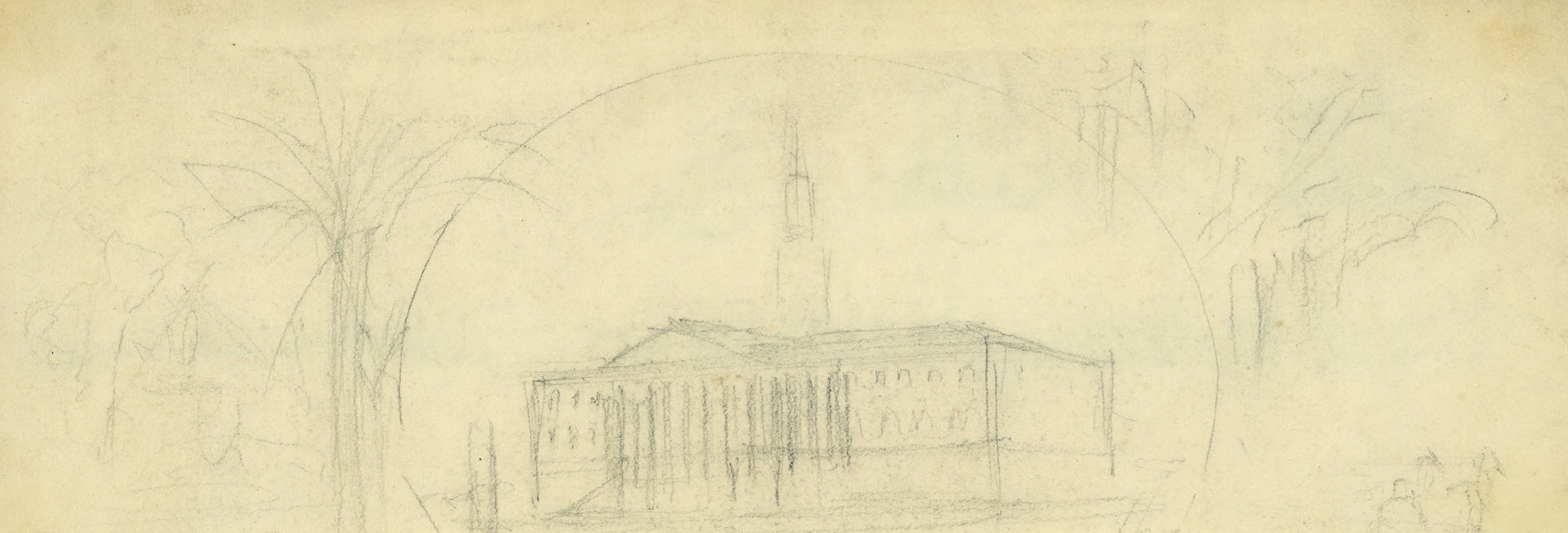 Alfred Rudolph Waud - State House, Columbia, South Carolina