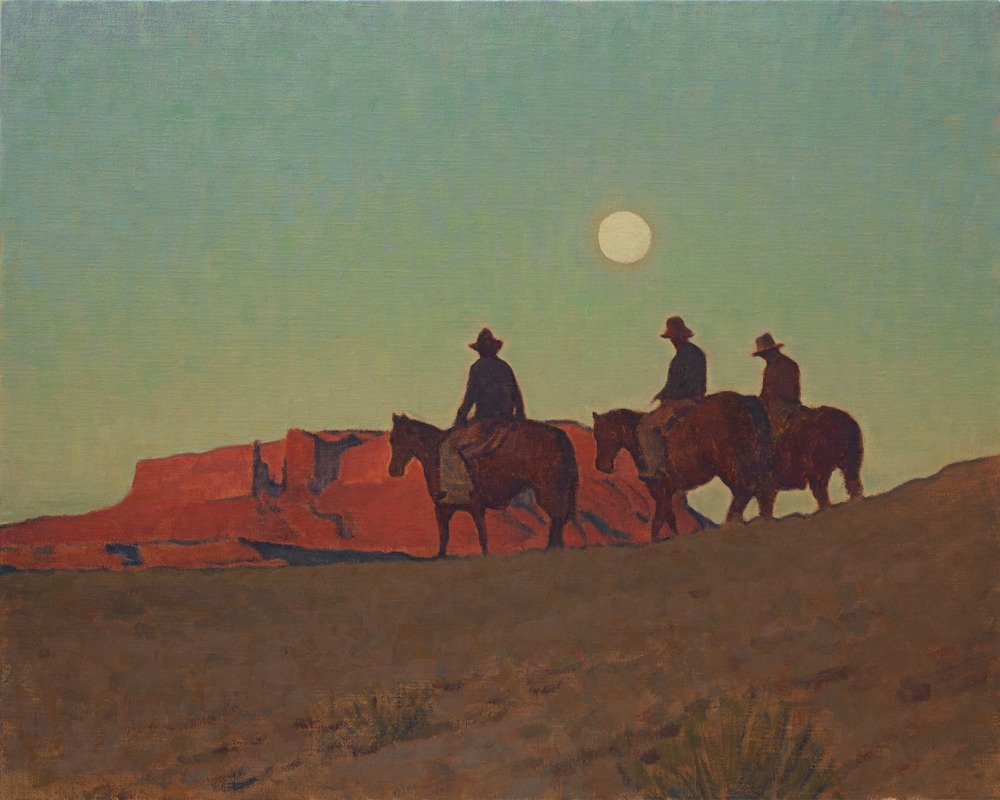 Glenn Dean - Desert Riders at Sundown