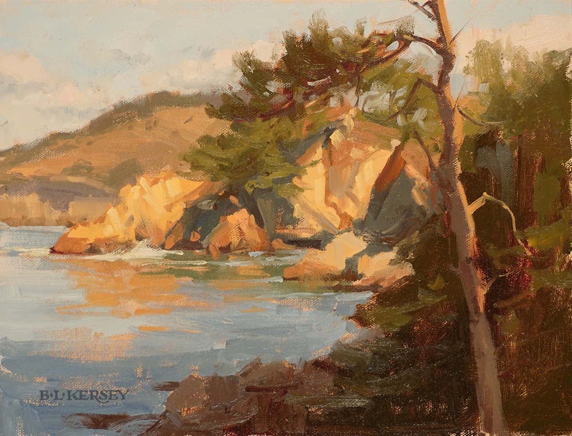Laurie Kersey - Afternoon Light, Bluefish Cove