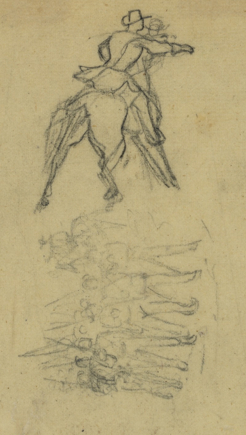 Alfred Rudolph Waud - Two sketches