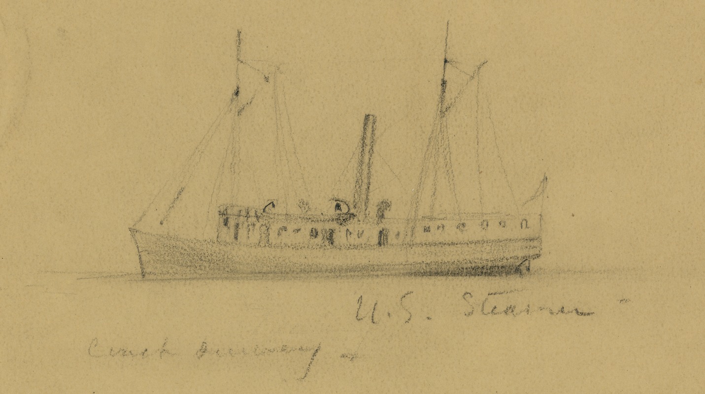 Alfred Rudolph Waud - U.S. Steamer