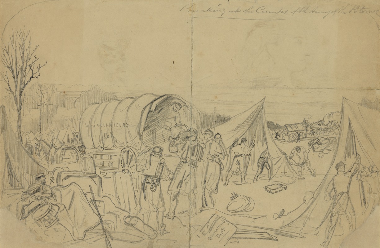 Arthur Lumley - Breaking up the Camps, of the Army of the Potomac