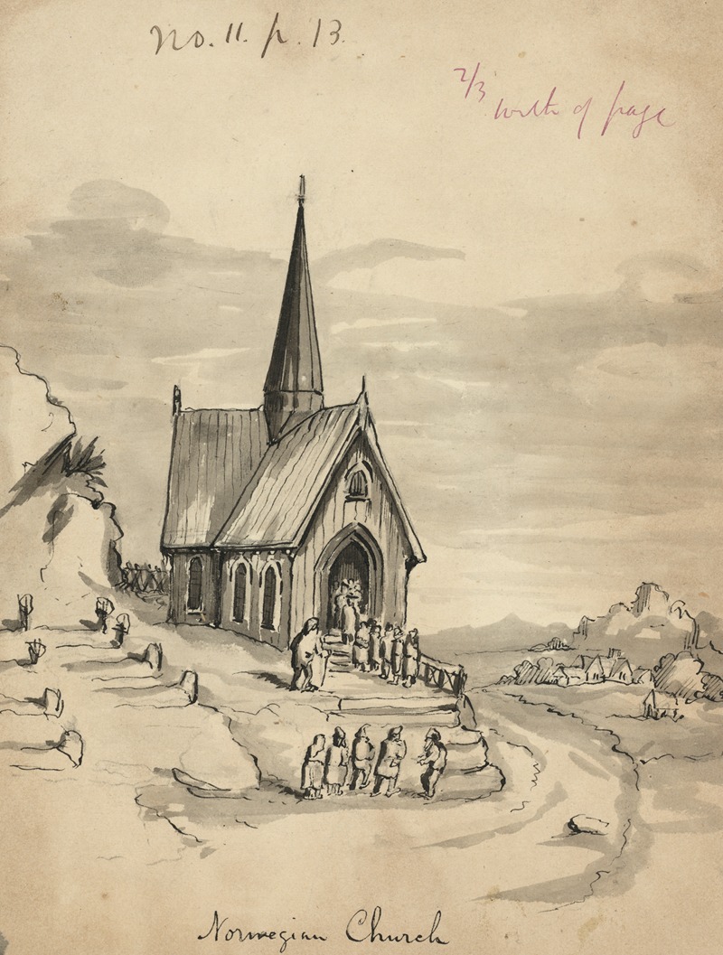 Bayard Taylor - Norwegian church