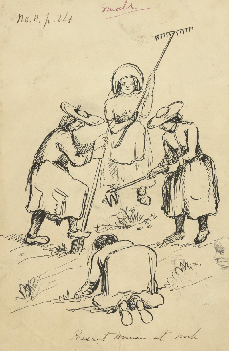 Bayard Taylor - Peasant women at work