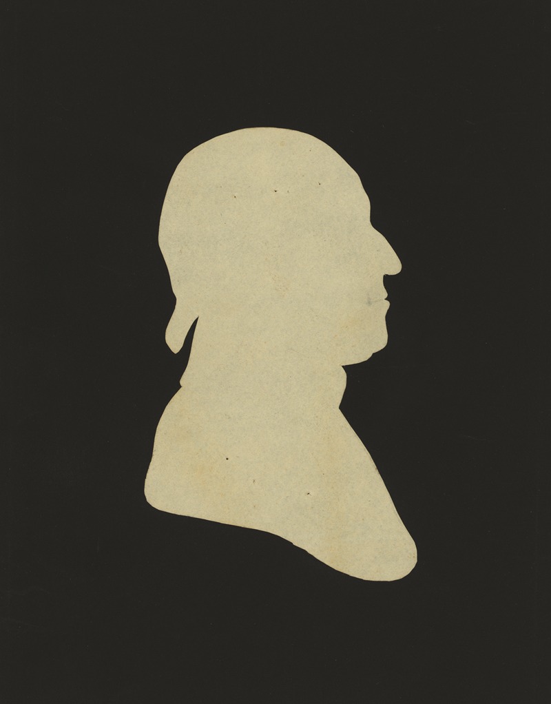 Charles Willson Peale - Silhouette of man facing right, no. 1