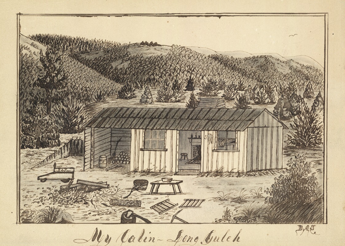 Daniel A. Jenks - My cabin, Long Gulch