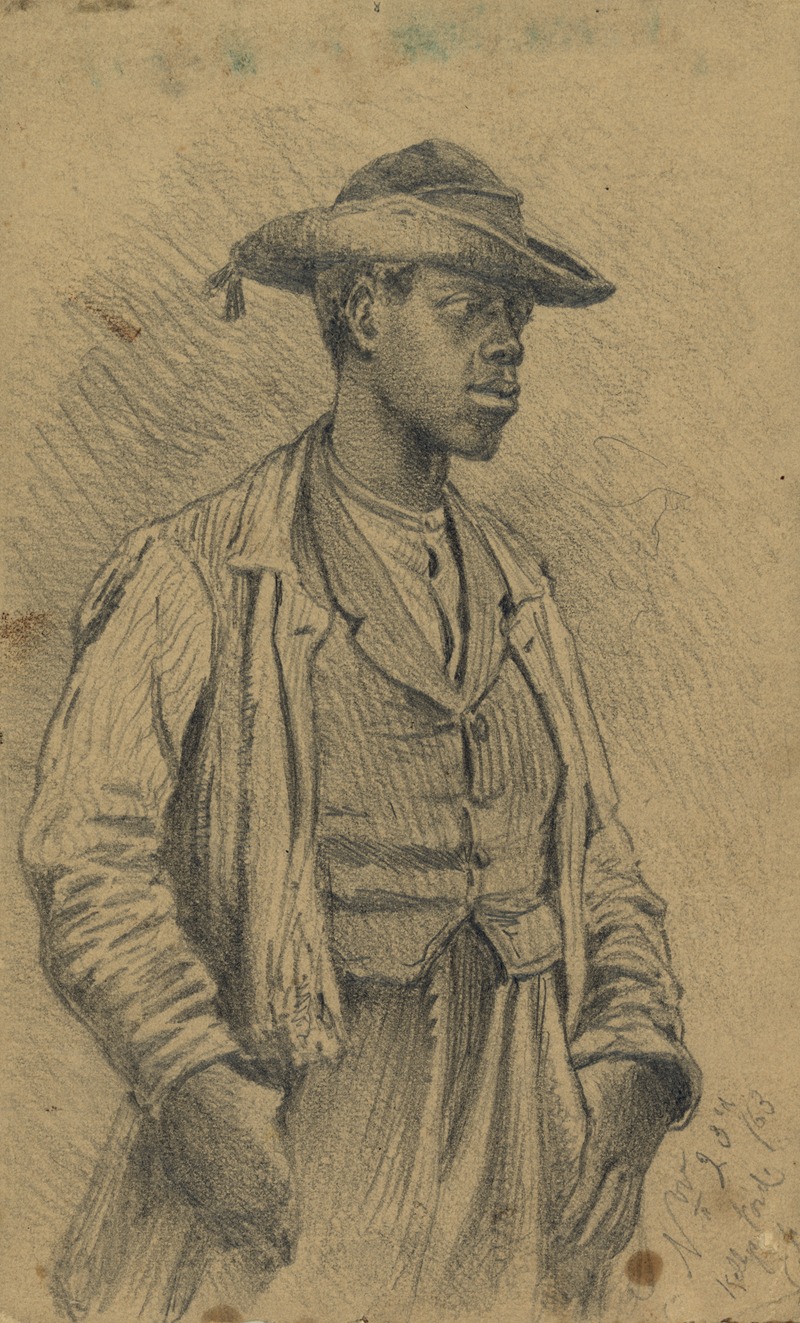 Edwin Forbes - A mule driver
