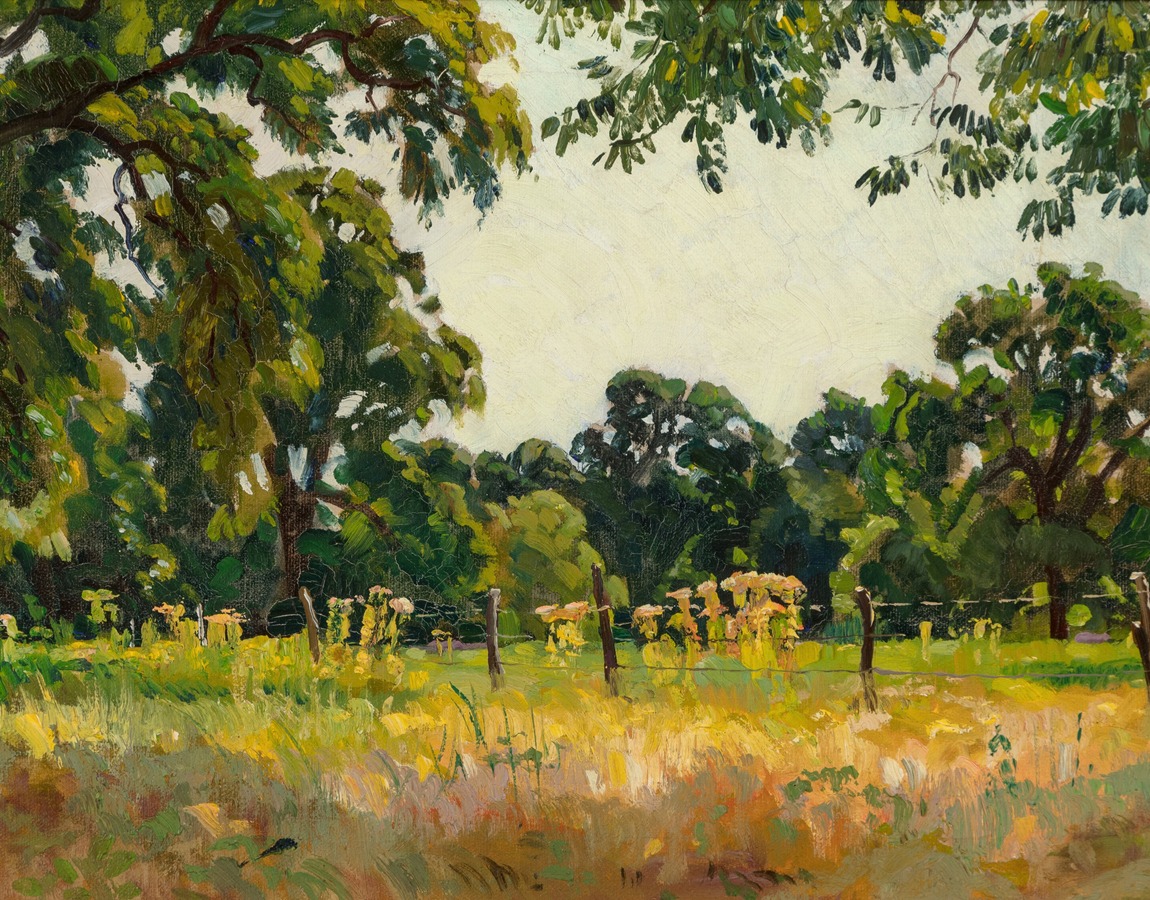 Summer Field by Olin Travis - Artvee