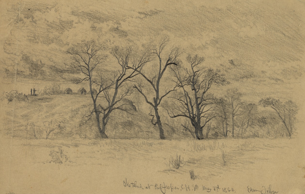 Edwin Forbes - Winter camp near Culpepper Court House, Va.