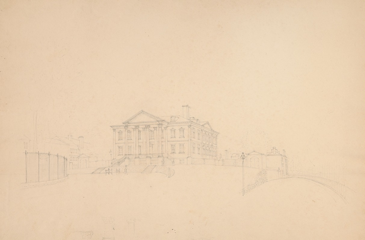 John Rubens Smith - Bowling Green – Custom House – formerly Government House