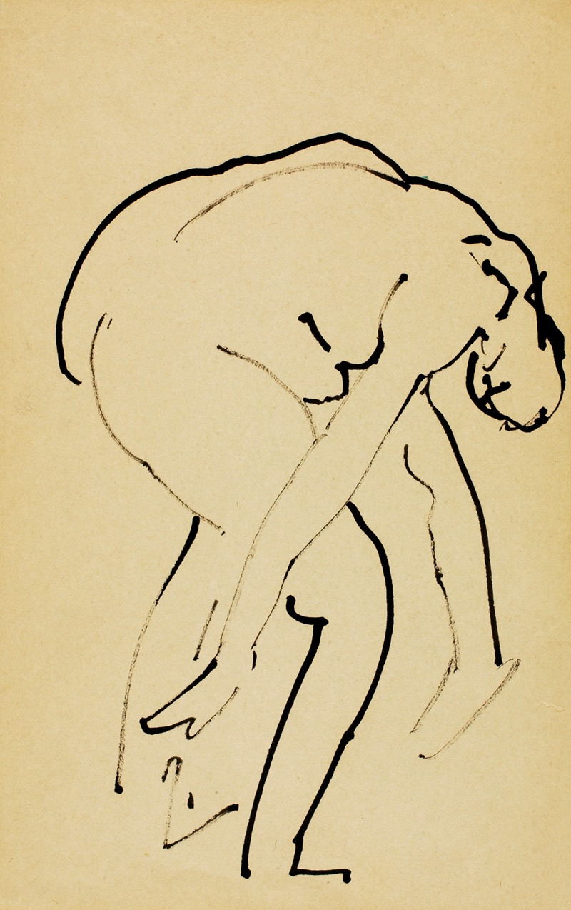 Alfred Henry Maurer - Bending Nude