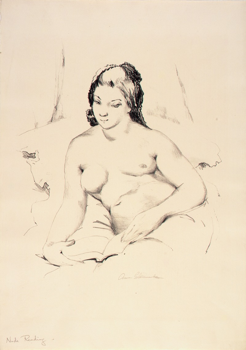 Anne Goldthwaite - Nude Reading