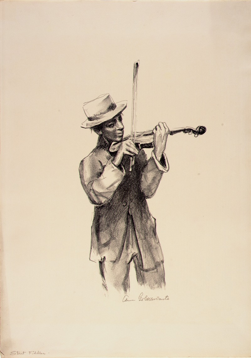 Anne Goldthwaite - Street Fiddler