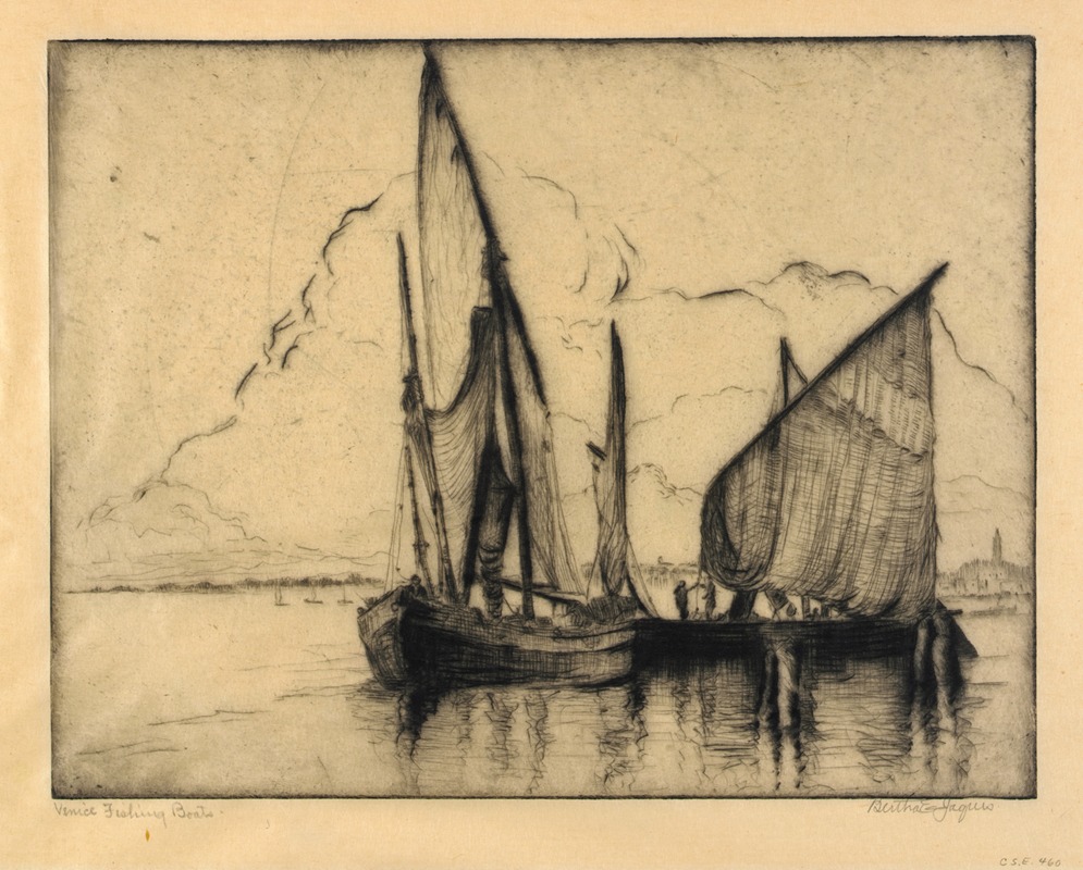 Bertha E. Jaques - Venice Fishing Boats