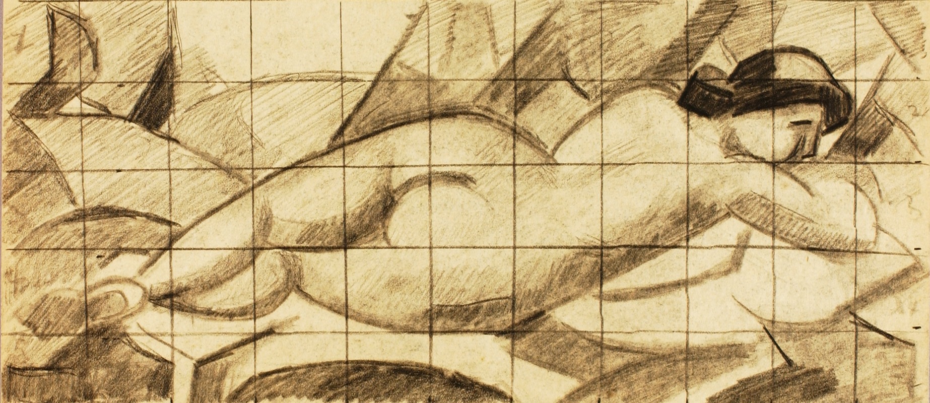 Carl Newman - Female Nude, Reclining