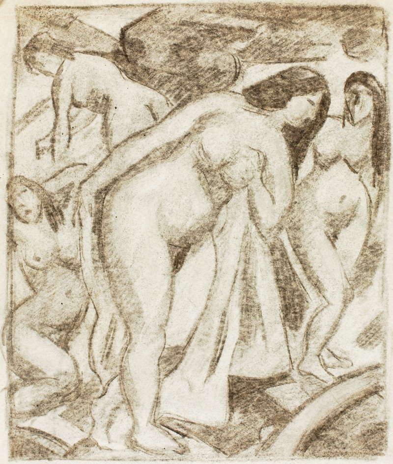 Carl Newman - Group of Female Nudes