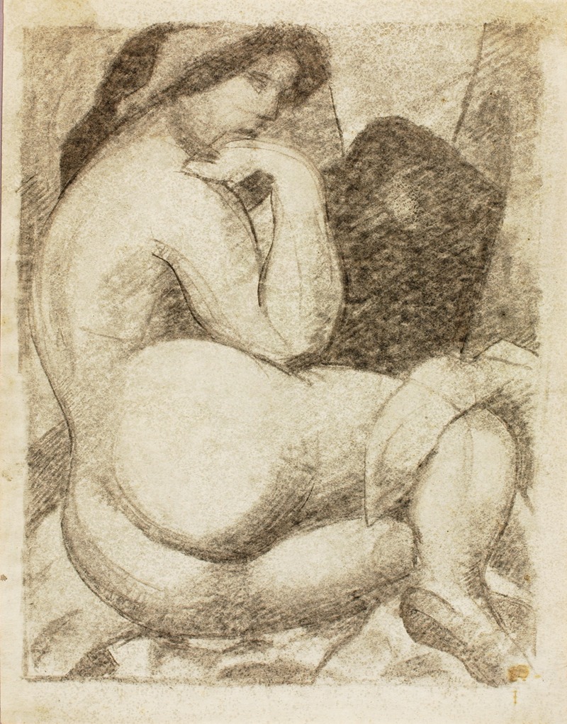 Carl Newman - Reclining Female Nude