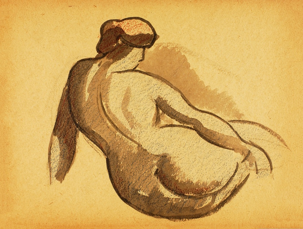 Carl Newman - Reclining Nude