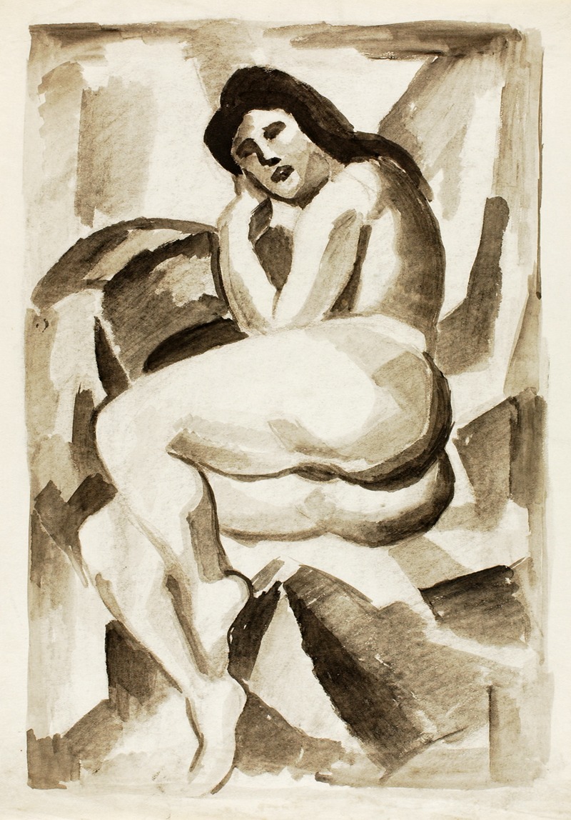 Carl Newman - Reclining Nude