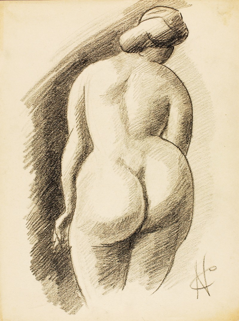 Carl Newman - Standing Female Nude