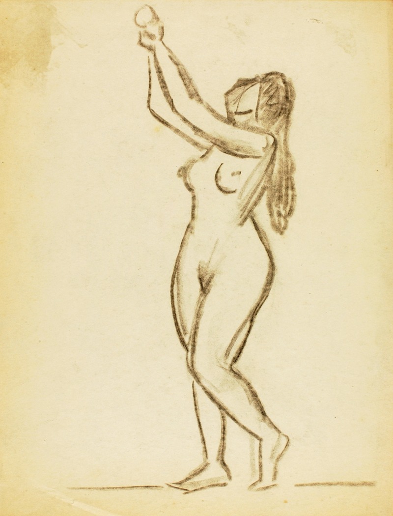 Carl Newman - Standing Female Nude