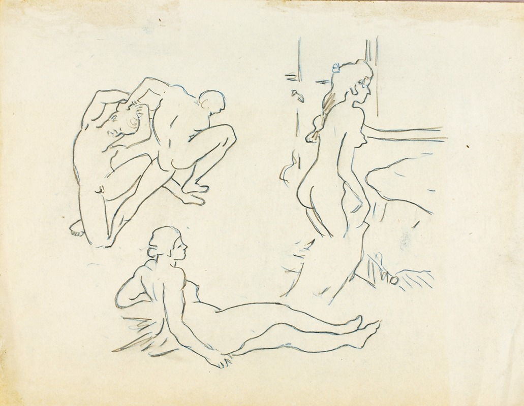 Carl Newman - Three Figure Studies