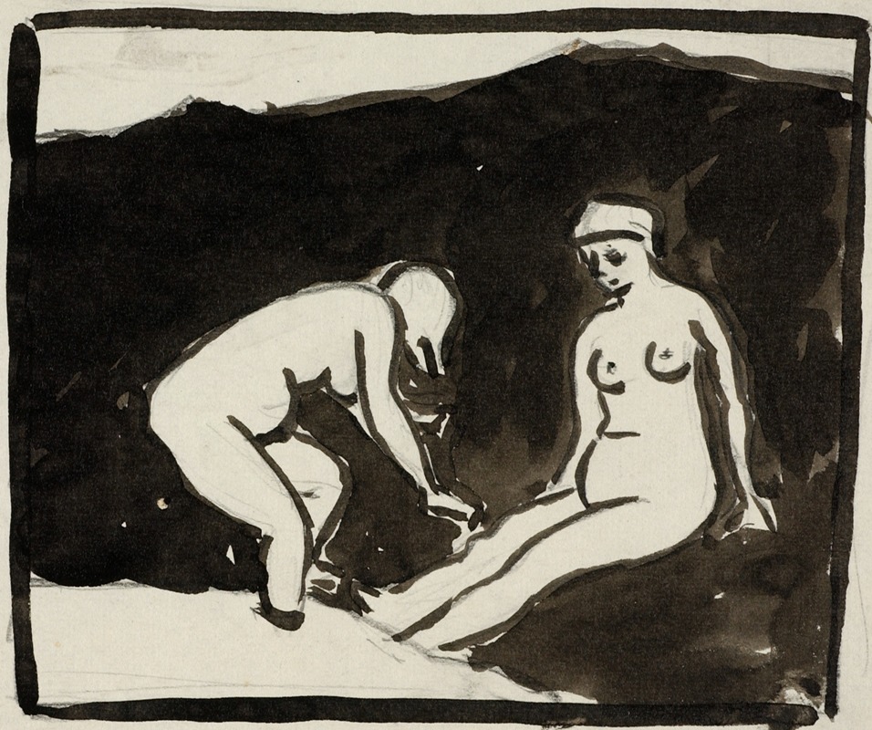 Carl Newman - Two Female Nudes