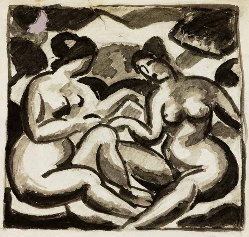 Carl Newman - Two Female Nudes