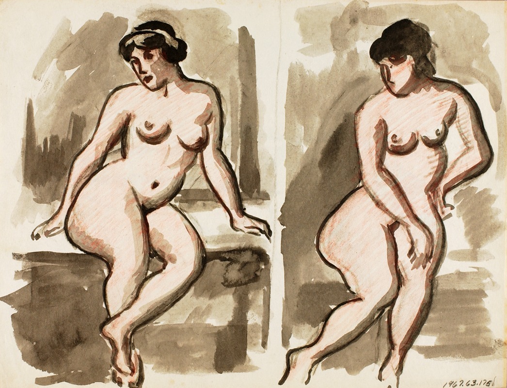 Carl Newman - Two Female Nudes