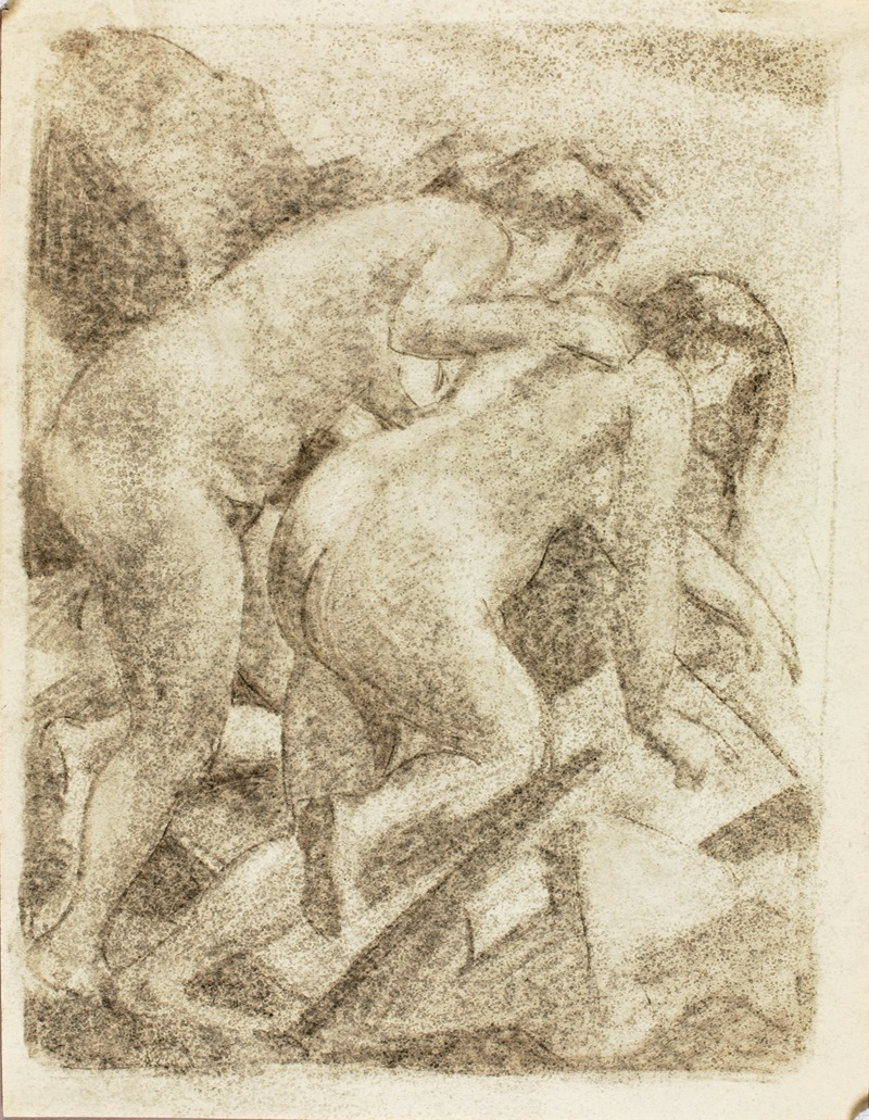 Carl Newman - Two Nude Female Figures